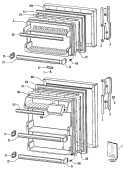Part Location Diagram of WR78X8394 GE FF O.DOOR LH (White)