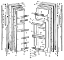 Part Location Diagram of WR71X2066 GE MODULE Assembly .