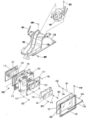 Section Diagram and Parts List for JSP31GN2  General Electric Range