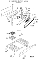Part Location Diagram of WB07X1556 GE CONTROL PANL