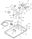 Part Location Diagram of WB34K5126 GE MODULE MOUNTING PLATE