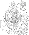 Part Location Diagram of WB34K5100 GE SHIELD HEAT