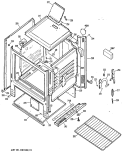 Part Location Diagram of WB63K0028 GE FRM WELD Assembly