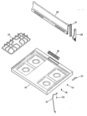 Part Location Diagram of WB07K0014 GE GRILLE VENT