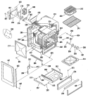 Part Location Diagram of WB34K5063 GE FLUE DEFLECTOR