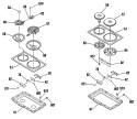 Section Diagram and Parts List for JSP50GN2  General Electric Range