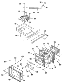 Section Diagram and Parts List for JHP69GN1  General Electric Microwave Oven Combo