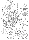 Part Location Diagram of WB34K5108 GE WIRE SHIELD, END, RIGHT
