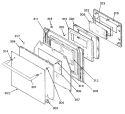 Section Diagram and Parts List for JTP11WP  General Electric Range