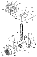 Section Diagram and Parts List for JSS16P1  General Electric Range