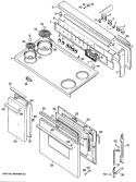 Part Location Diagram of WB36X5538 GE CRYSTAL INNER