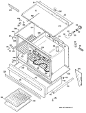 Part Location Diagram of WB02X7452 GE BRKT