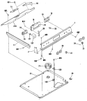 Section Diagram and Parts List for JSP38GP1  General Electric Range