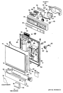 Part Location Diagram of WD34X0809 GE INSERT ESC