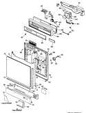 Part Location Diagram of 49-5525 GE PM MANUAL USE & CARE