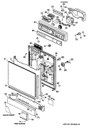 Part Location Diagram of WD34X0817 GE USE GEH WD34X817