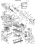 Part Location Diagram of WR17X2811 GE COVER EVAP