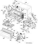 Part Location Diagram of WB56X2097 GE OUTER CASE