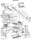 FREEZER SECTION Diagram and Parts List for TFXW20RNB  General Electric Refrigerator