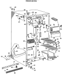 Part Location Diagram of WR17X2492 GE TRIM HANDLE