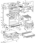 Part Location Diagram of WR38X1225 GE TRIM SHELF