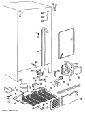 Section Diagram and Parts List for TFEW27FMA  General Electric Refrigerator