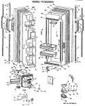 Part Location Diagram of WR38X1732 GE TRIM SHELF