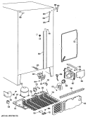 Section Diagram and Parts List for TFEW27FNA  General Electric Refrigerator