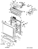 Part Location Diagram of 49-5496 GE PM MANUAL USE & CARE
