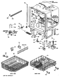 Part Location Diagram of WD28X0298 GE USE GEH WD28X298