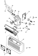 Section Diagram and Parts List for AZ26E09DACV2  General Electric Air Conditioner