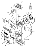 Section Diagram and Parts List for AZ26E09DACV2  General Electric Air Conditioner