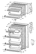 Part Location Diagram of WR78X8397 GE FF O.DOOR LH (White)