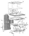 Section Diagram and Parts List for TB15SPDRAD  General Electric Refrigerator