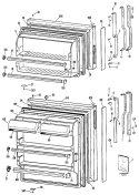 Part Location Diagram of 49-6598 GE OWNERS GUIDE