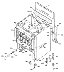 Section Diagram and Parts List for JBS27G*R1  General Electric Range
