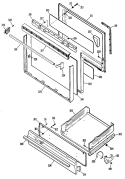 Section Diagram and Parts List for JGBC12GEN2  General Electric Range