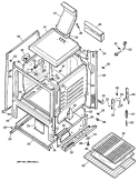 Part Location Diagram of WB53K0008 GE USE GEH WB53K8