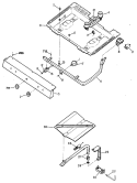 Section Diagram and Parts List for JGBS04GER1  General Electric Range