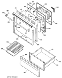 Part Location Diagram of WB36X5665 GE GLASS WHITE