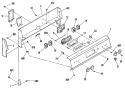 Section Diagram and Parts List for JBP29GM3  General Electric Range