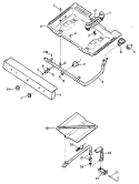 Section Diagram and Parts List for JGBS12GER1  General Electric Range
