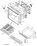 Part Location Diagram of WB21K0008 GE USE GEH WB21K8