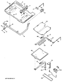 Section Diagram and Parts List for JGBP26GEN3  General Electric Range