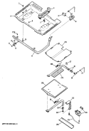 Section Diagram and Parts List for JGBP29GEN3  General Electric Range