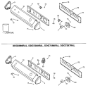 Section Diagram and Parts List for DDG7187RAL  General Electric Dryer