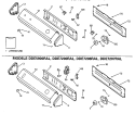 Part Location Diagram of WH42X2225 GE END CAP  L.H. BK