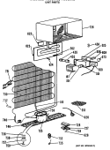 UNIT PARTS Diagram and Parts List for TB9SMB  General Electric Refrigerator