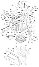 Part Location Diagram of WB57K5108 GE GLASS OV DR OUTER (Black)