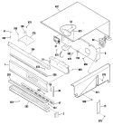 Section Diagram and Parts List for JKP17WP1WG  General Electric Wall Oven